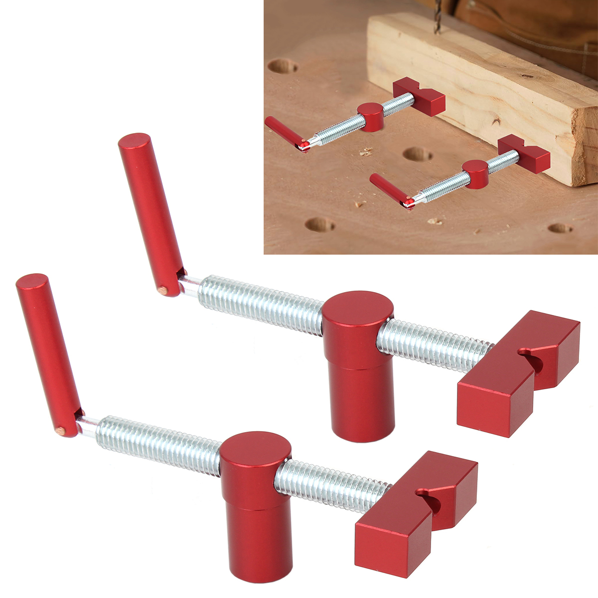 Woodworking Front Vise - Banco de carpintería, insertos de freno