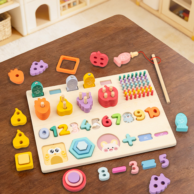 Woodworking For Kids - Tablero Logarítmico Multifuncional de Madera, Color,