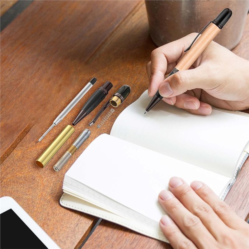 Woodworking Teacher - Kit para hacer bolígrafos DTA4, 10
