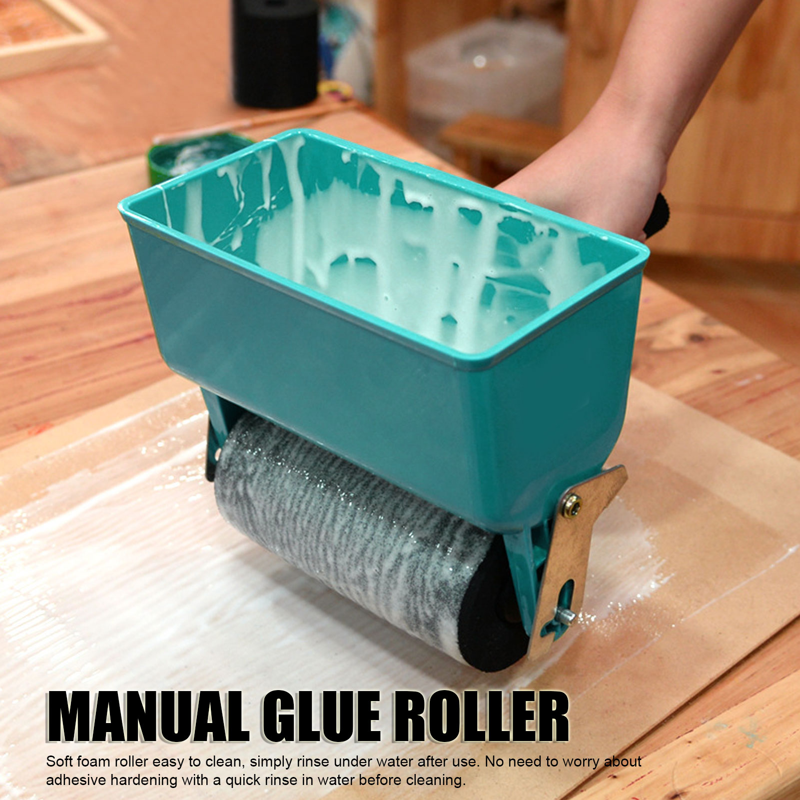Woodworking Glue Roller - Rodillo Aplicador de Pegamento Manual de
