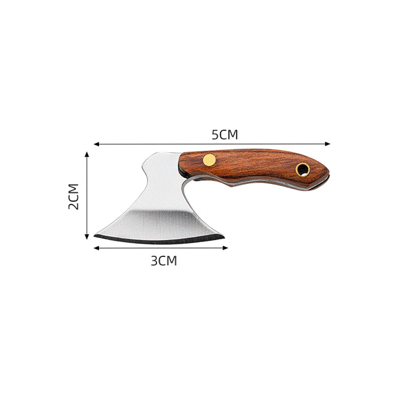 Woodworking Hatchet - Mini hacha de acero inoxidable 440,