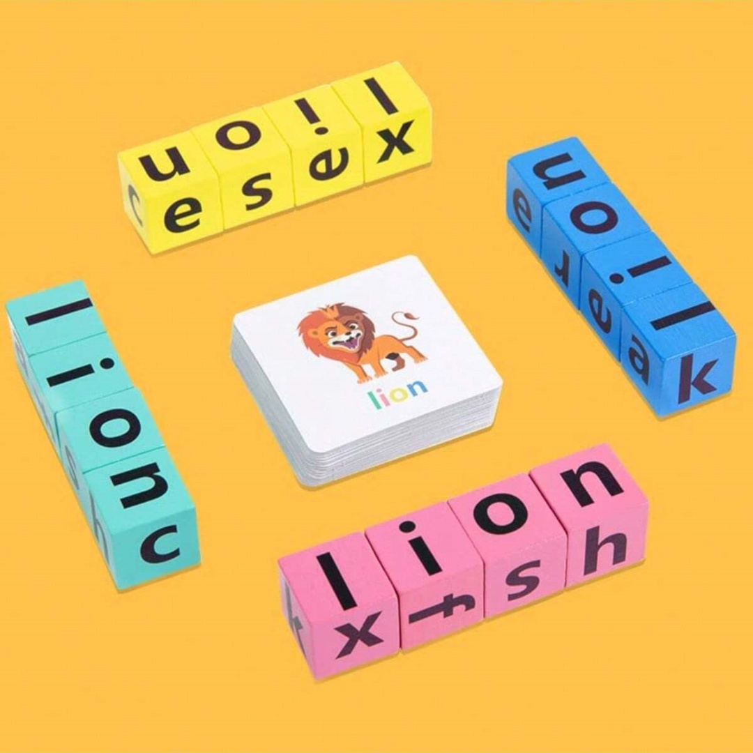 Woodworking For Kids - Juego de mesa de deletreo del