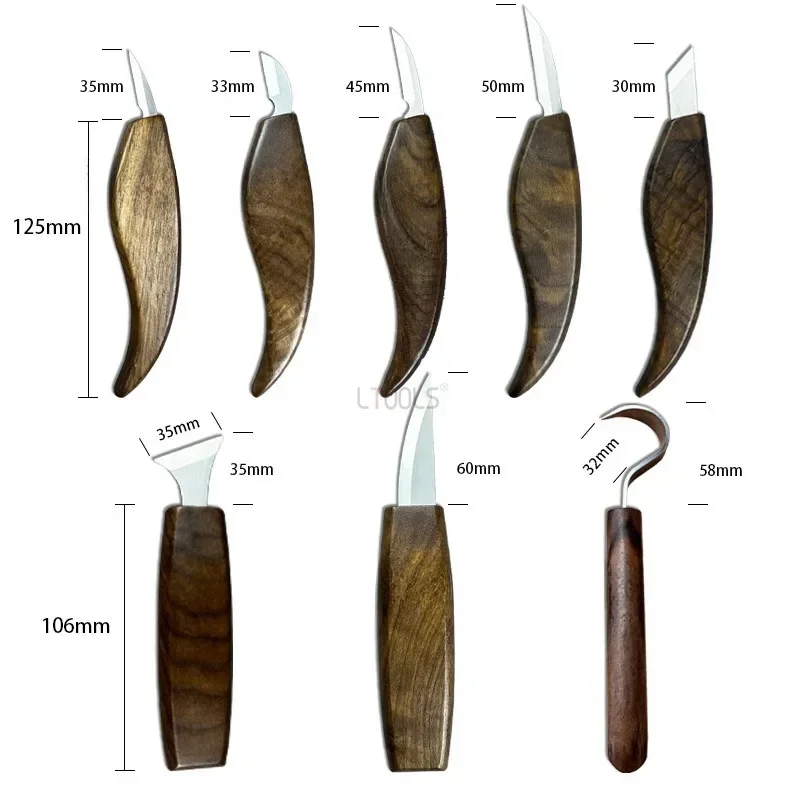 Woodworking Nc - Nuevo Mini juego de cuchillos para