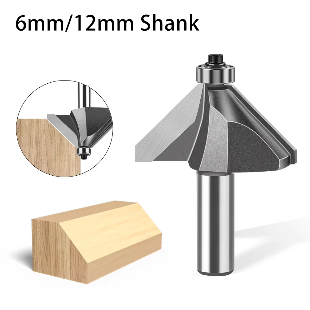 Woodworking Nc - Fresa de enrasar de 6 mm