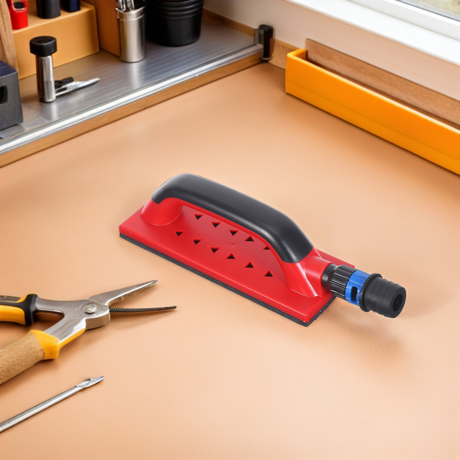 Woodworking Power Tools - Bloque de Lijado de Diseño Cuadrado