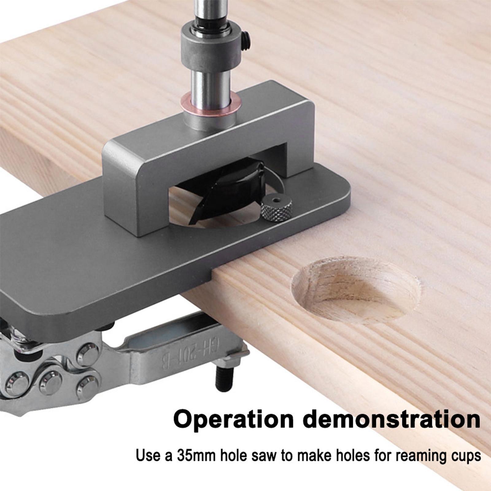 Woodworking Hardware - Plantilla de bisagra de puerta oculta