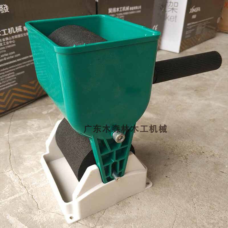 Woodworking Glue Roller - Rodillo de pegamento tipo tambor, máquina