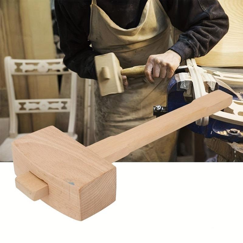 Wooden Mallet Carving - 1 pieza Martillo de carpintero de