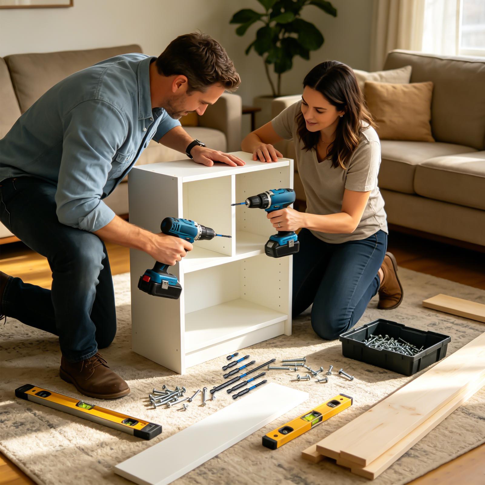 Woodworking Drill Bits - Juego de puntas de destornillador, juego